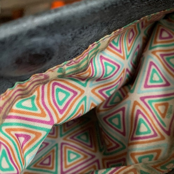 HOBO Black and Brown Leather Shoulder Bag - Picture 9 of 9